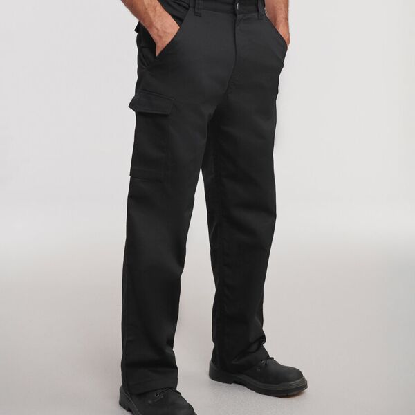 POLYCOTTON twill workwear trousers. Thumbnail