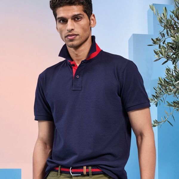 Men's classic fit - contrast polo Thumbnail